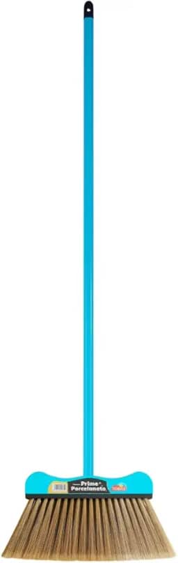 Vassoura Porcelanato Prime com Cabo 1,20m – Cerdas Suaves para Pisos Delicados : Laminados, Vinilicos e Porcelanato Residencial ou Escritórios e Consultorios