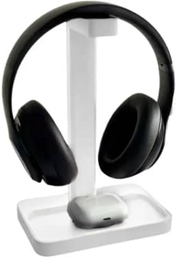 Suporte para headset e Fone De Ouvido Gamer. (Branco)