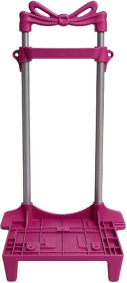 Carrinho Para Mochila Escolar Universal 2 Haste C/Trava 40 (Rosa)