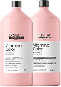 Kit L'Oréal Professionnel Serie Expert Vitamino Color Resveratrol Duo 1,5L (2 Produtos)