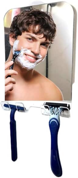 Espelho 22cm Com Ventosa - Barba De Baixo Do Chuveiro Box - Maquiagem