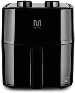 Fritadeira Elétrica sem óleo Air Fryer 3L 1200W 127V com Timer Sonoro Preto Multi - GO250