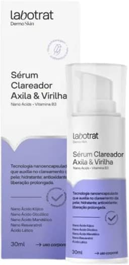 Labotrat Serum Clareador De Pele Clareia Manchas Virilha E Axila Renovação Celular Tecnologia Nanoencapsulada Antioxidante 30Ml
