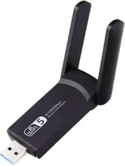 Adaptador Usb Wifi Wireless Dual Band Ac1200 5ghz e 2.4ghz 1200mbps Duas Antena