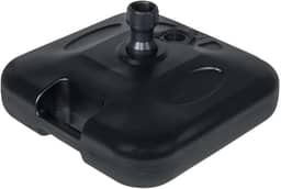 Base para Guarda Sol Sombreiro Suporte Preto Ombrelone 18kg de Piscina Chão