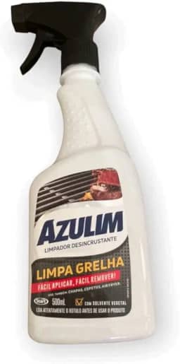 Limpa Grelhas Churrasqueira Desengordurante Air Fryer Azulim 500ml