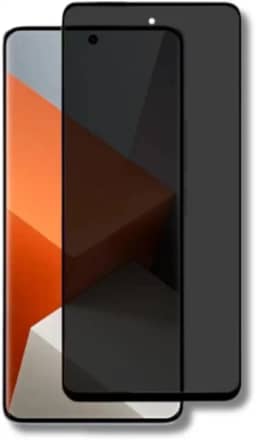 Película De Vidro Privacidade 3D Anti Spy Tela Toda Para Xiaomi (Redmi Note 13 Pro/Note 13 Pro Plus "6.67)