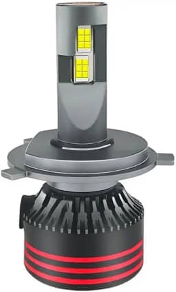 KATZEIST Lâmpadas LED de neblina H4 12000LM 6500K branco frio, IP68 impermeável, lâmpadas de carro universais Plug & Play para nevoeiro/chuva/neve, pacote com 2