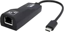 Cabo Adaptador Type-C Para RJ45 Lan Gigabit 10/100/1000Mbps