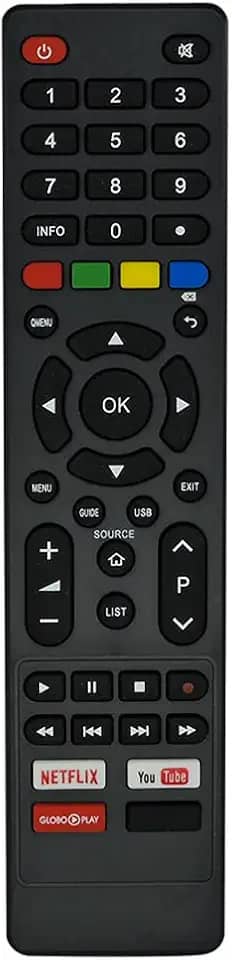 Controle Remoto Para Smart Tv Philco 4K Globo Play Le-9028