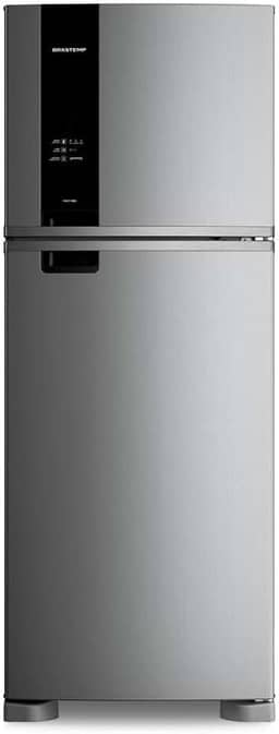 Geladeira Brastemp Frost Free Duplex A+++ 463 Litros Cor Inox com Fresh Box e Cold Room - BRM55FK 110V