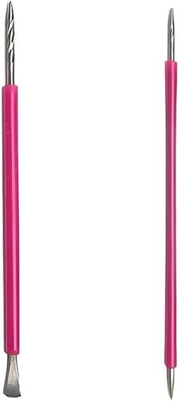 Palito unha + Espátula mista Bastão Cutemax Manicure Podologia