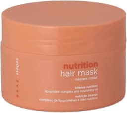 Máscara Capilar BRAÉ Stages Nutrição - Condicionante 200g, Deep Nutrition e Brilho Intenso para Cabelos Macios
