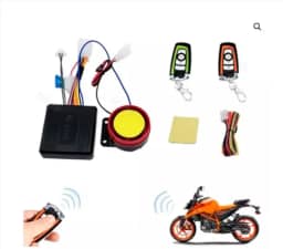 Sistema de Alarme para Moto com Controle Remoto e Partida Remota, Antifurto