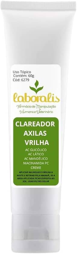 Clareador axilas e virilha 60g