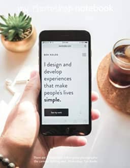 Notebook: Photoshop Way of Life, Lined, Soft Cover, Letter Size (8.5 x 11 inches) – Large format tool for your ideas and projects: Men`s and Women`s ... editor artist journal & diaries in classroom