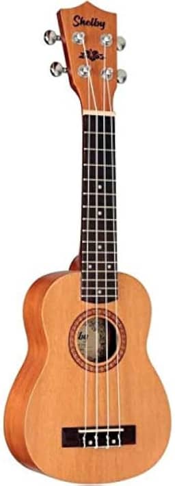 Ukulele SHELBY Soprano Acústico SU21M STNT Mogno
