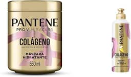 Máscara Hidratante Pantene Colágeno Hidrata e Resgata 550ml + Creme para Pentear Pantene Pro-V Colágeno Hidrata & Resgata 240 g