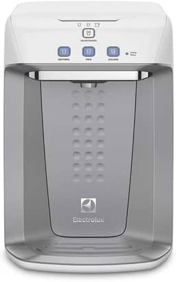 Purificador de Água Gelada Fria e Natural Elétrico Compacto Eletronico placa Electrolux Alerta troca de Filtro refil 12 meses ou 3000l Painel Touch Bivolt Branco PA21G