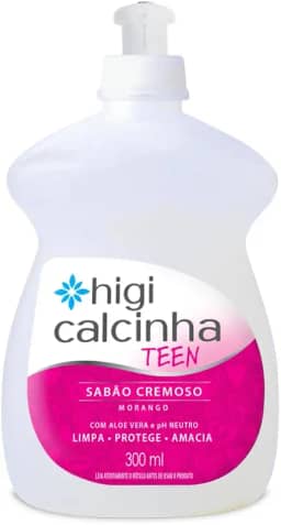 Sabão Cremoso Íntimo Higi Calcinha Teen 300ml