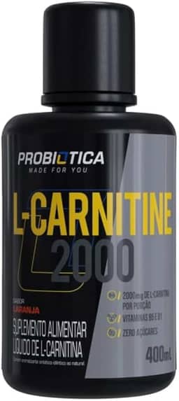 Probiótica L-Carnitina 2000 (400 Ml) - Sabor Laranja