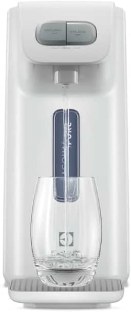Purificador Electrolux de Água Gelada Fria e Natural Elétrico Compacto Eletronico placa Electrolux Filtro refil 6 meses ou 3000l Bivolt Branco PE15B