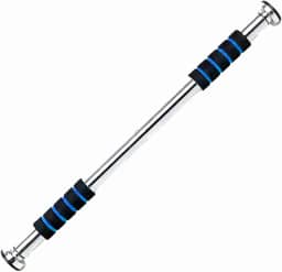 Barra P/Flexão Exercícios Treino Regulável 62 A 100 Cm Fixa