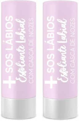 Kit 2 unidades - SOS Lábios Esfoliante Labial 3, 5Gr Top Beauty, Top Beauty