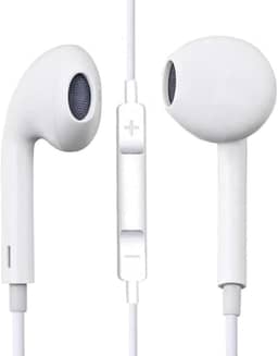 Fones de Ouvido com Fio Premium, Compátivel com Lightning, iOS - iPhone 5, 6, 7, 7, 8, X, 11, 12, 13 e 14, com Microfone e Controle de Volume, Graves Aprimorados, Modelo 1° Geração