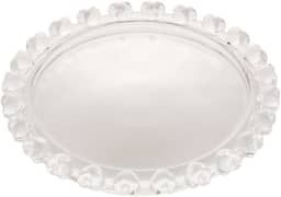 Mini Travessa Redonda de Cristal Coração 9,5cm x 1,5cm - Lyor