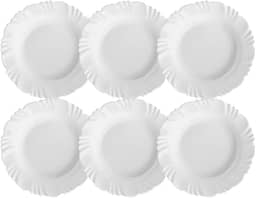 Jogo de Pratos Fundo Nadir Duralex Linha Pétala 6 Peças