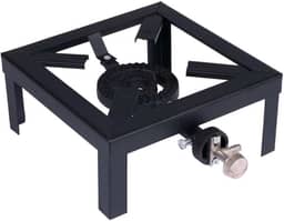 Fogareiro a gás 1 Boca Portátil Industrial Aço Mor Leve