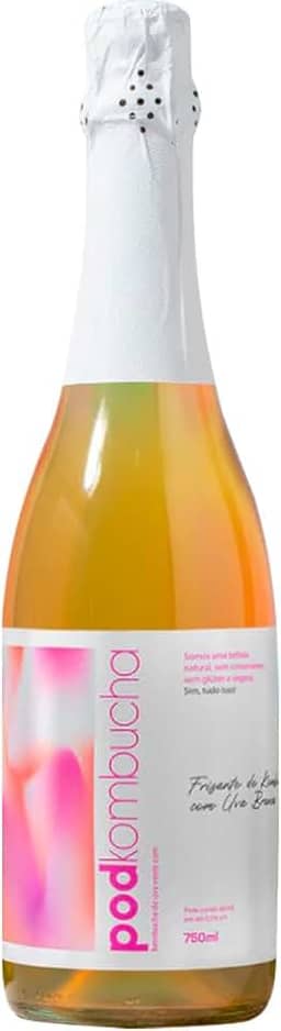 Pod Kombucha 750ml Uva Branca