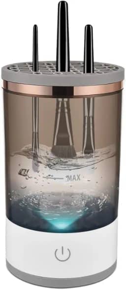 limpador pincel maquiagem - Máquina de limpeza de pincéis de maquiagem – Limpador automático de pincéis de cosméticos, limpador e secador de pincéis de maquiagem elétrico - LIMPADOR DE PINCEL - A QUERIDINHA DO TIKTOK