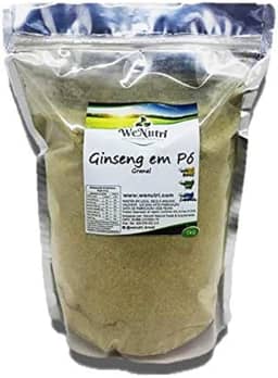 Ginseng em Pó Puro 500g Wenutri