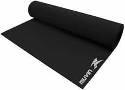Tapete para Yoga em EVA Muvin Light - Tamanho 180cm x 50cm x 0,4cm - Indicado para iniciantes - Pilates, Estúdio Yoga, Ginástica e Treino (Preto)