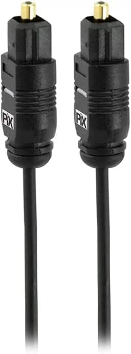 PIX Cabo Óptico Digital de Áudio 10 Metros Toslink