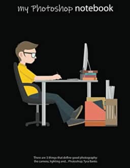 Notebook: Photoshop Editor, Lined, Soft Cover, Letter Size (8.5 x 11 inches) – Large format tool for your ideas and projects: Men`s and Women`s Photoshop editor artist journal & diaries in classroom