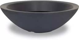 Vaso Bacia Grande Polieitleno Decorativo Planta Rosa do Deserto Cactos Suculentas N4 (Preto)