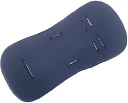 Colchonete para Carrinho de Bebê e Bebê Conforto Almofada Extra Acolchoada Capa (PRETO)