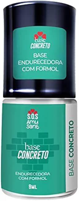 Base Concreto Endurecedora Com Formol 9ml Sos Amusant Hospital das Unhas