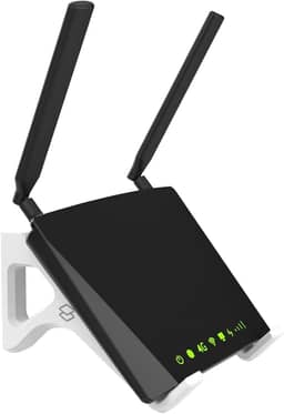 Suporte Roteador Receptor Wi-fi De Parede Universal (Branco)