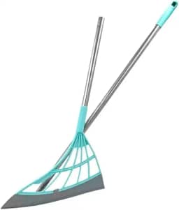 Vassoura Mágica de Silicone 3 em 1 – Varre, Seca e Limpa Piso e Vidro com Facilidade | Ideal para Cozinha, Banheiro e Sala- NEXUS MARKET