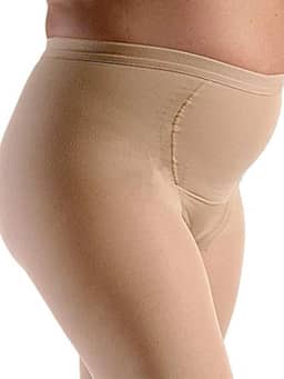 Meia Calça Gestante 862 Premium Select Comfort Média Compressão 20-30 Mmhg com Ponteira Aberta Sigvaris Grande Longa Bege