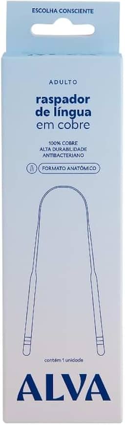 Alva Personal Care Alva Raspador De Língua De Cobre