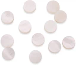 Marcadores de Fretboard, Pontos de Incrustação de Pontos de Fretboard 6mm, Pontos de Incrustação, Pontos de Traste para Guitarra, Ukulele, Baixo, Bandolim, Banjo (12 peças