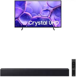 Samsung Combo Smart TV 85" Crystal UHD 4K U8600F + Soundbar HW-B450F