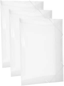 KIT 20 PASTA ABA COM ELASTICO PARA ORGANIZAR DOCUMENTO ESCRITÓRIO