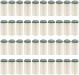 20 peças de pontas para taco de sinuca, pontas de taco de bilhar de 1,3 x 3 cm de substituição para pontas de taco de sinuca para sinuca e bilhar