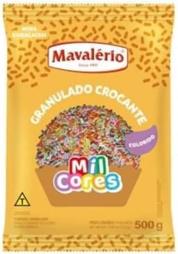 Granulado Crocante Colorido 500g Mil Cores